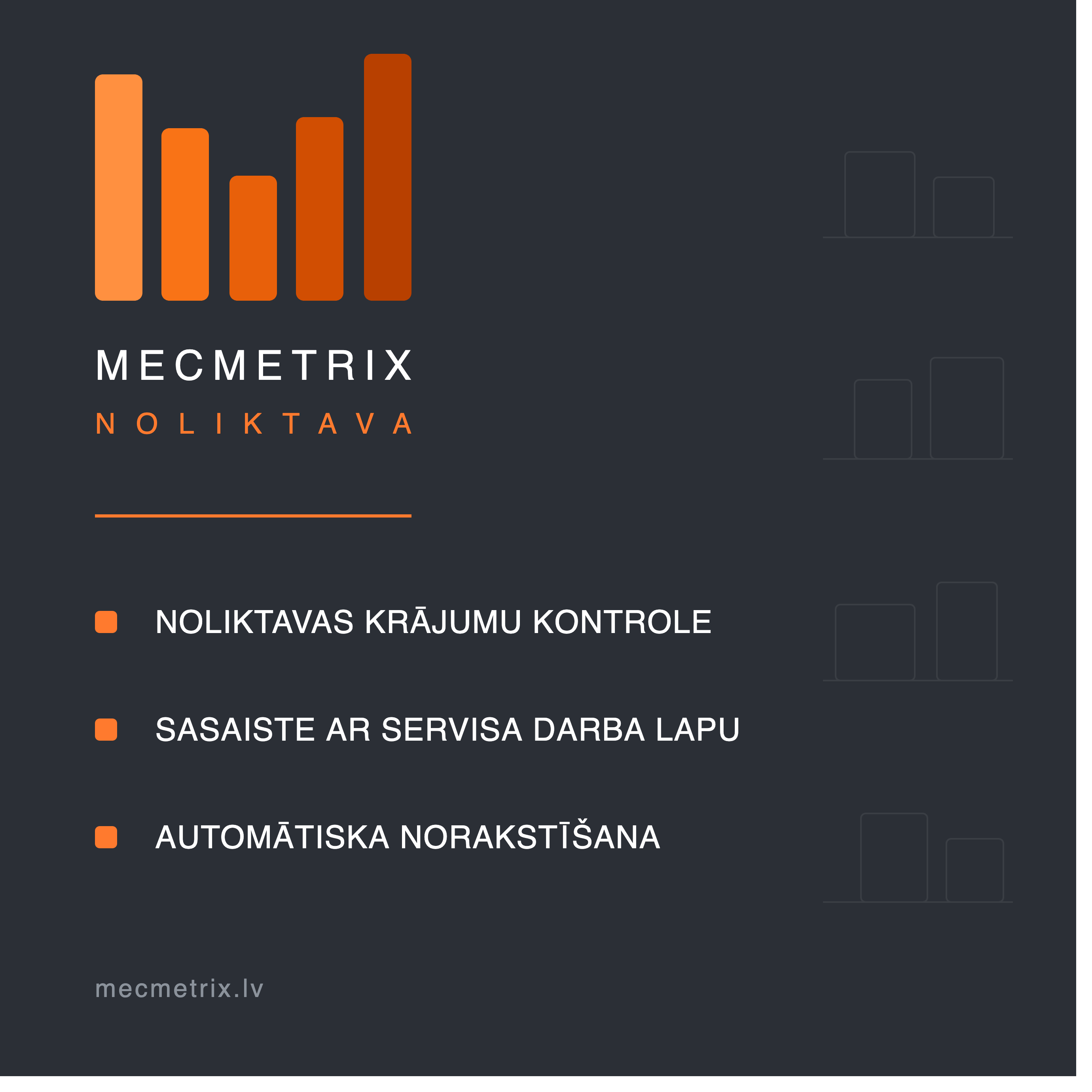 Autoservisa noliktavas programma ērtākai detaļu uzskaitei